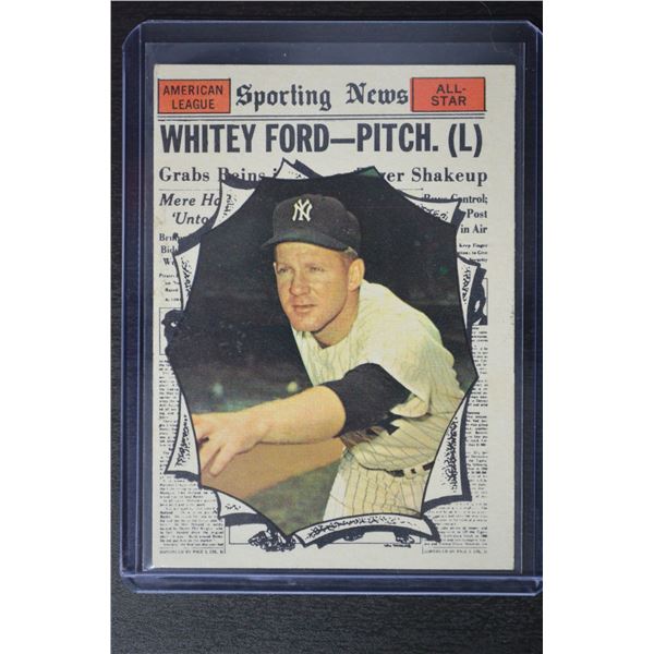 1961 Topps #586 Whitey Ford AS
