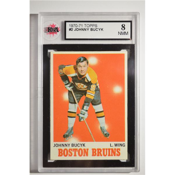 1970-71 Topps #2 Johnny Bucyk