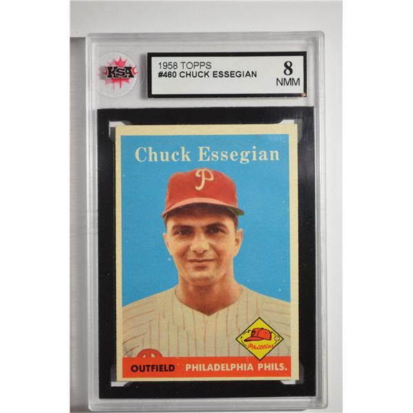 1958 Topps #460 Chuck Essegian RC