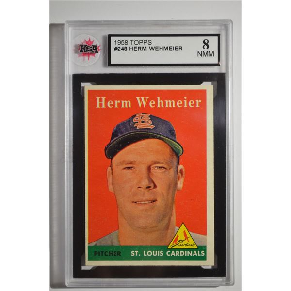1958 Topps #248 Herman Wehmeier