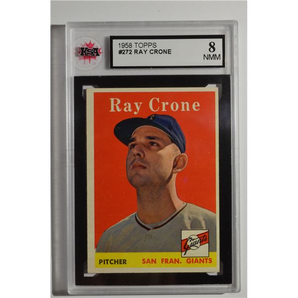1958 Topps #272 Ray Crone