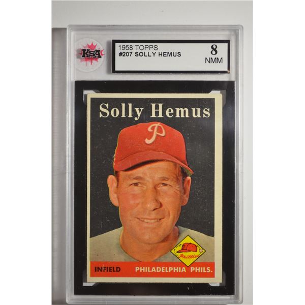 1958 Topps #207 Solly Hemus