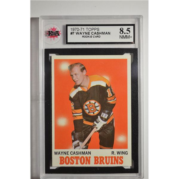 1970-71 Topps #7 Wayne Cashman RC
