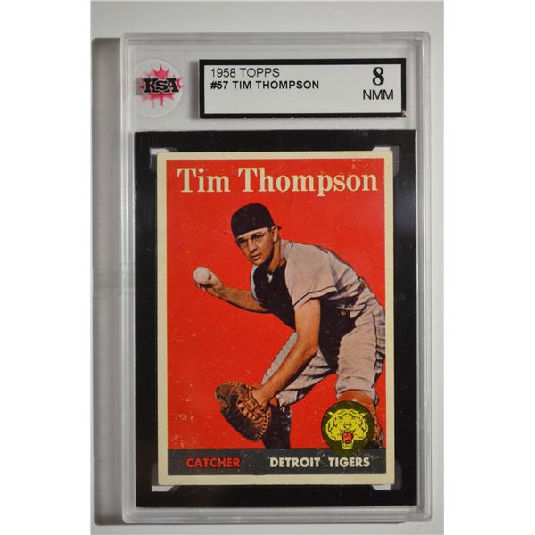 1958 Topps #57A Tim Thompson