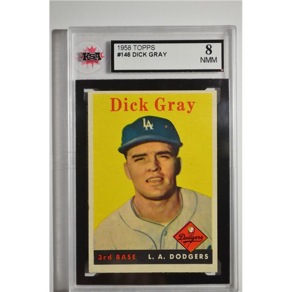 1958 Topps #146 Dick Gray RC