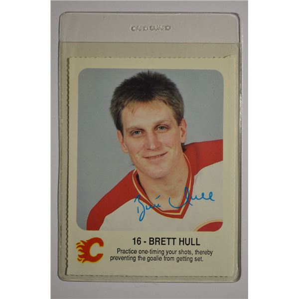 1987-88 Flames Red Rooster #8 Brett Hull