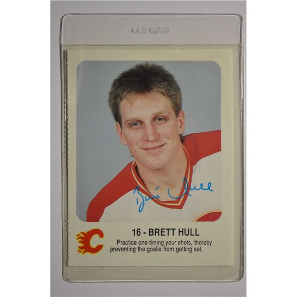 1987-88 Flames Red Rooster #8 Brett Hull