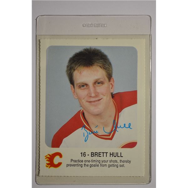 1987-88 Flames Red Rooster #8 Brett Hull