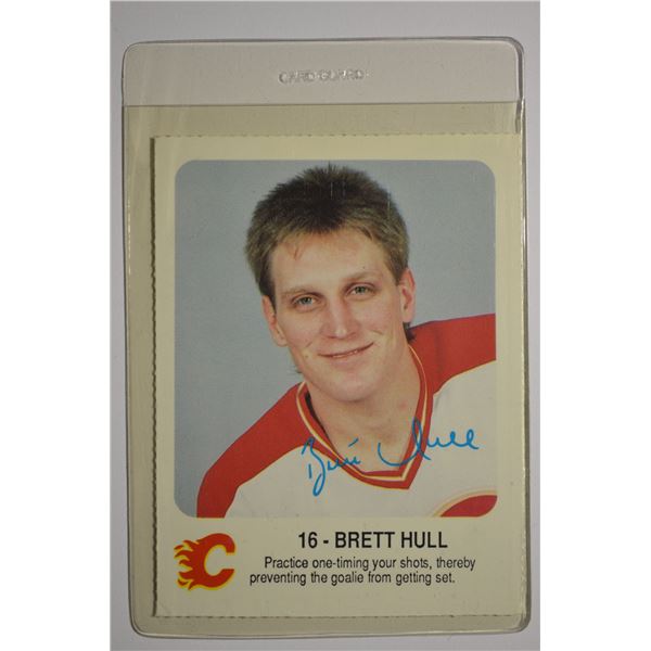 1987-88 Flames Red Rooster #8 Brett Hull