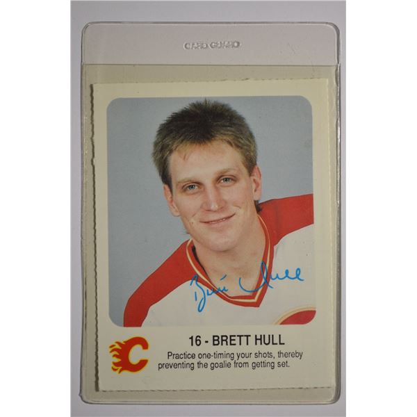 1987-88 Flames Red Rooster #8 Brett Hull