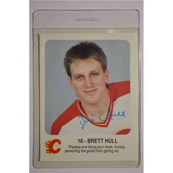1987-88 Flames Red Rooster #8 Brett Hull