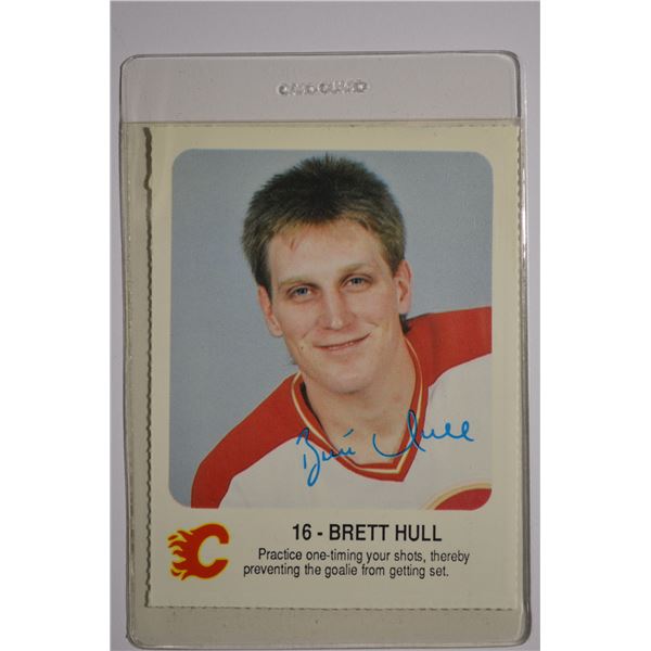 1987-88 Flames Red Rooster #8 Brett Hull