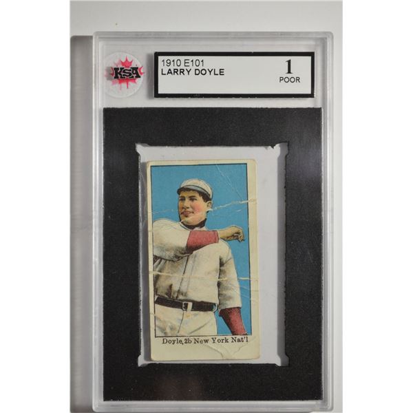 1910 E102 #10B Larry Doyle Throwing