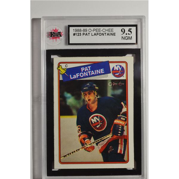 1988-89 O-Pee-Chee #123 Pat LaFontaine