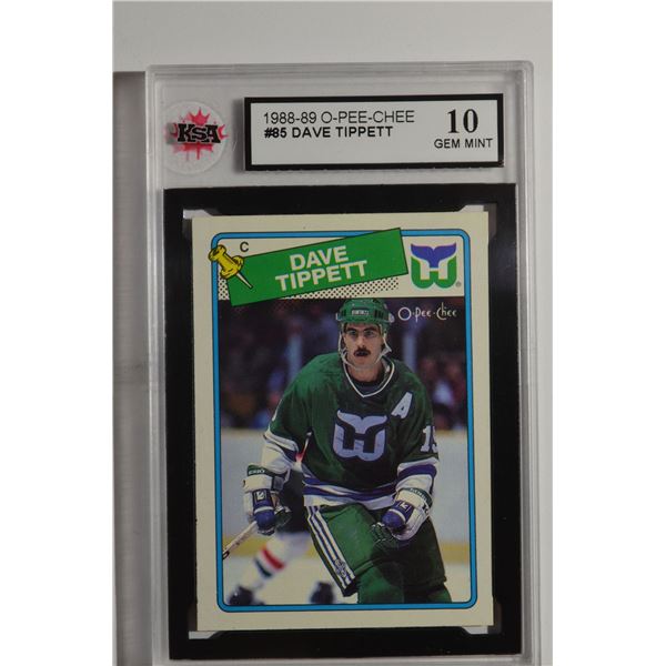1988-89 O-Pee-Chee #85 Dave Tippett