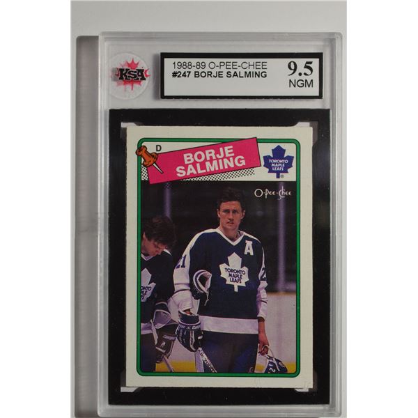 1988-89 O-Pee-Chee #247 Borje Salming