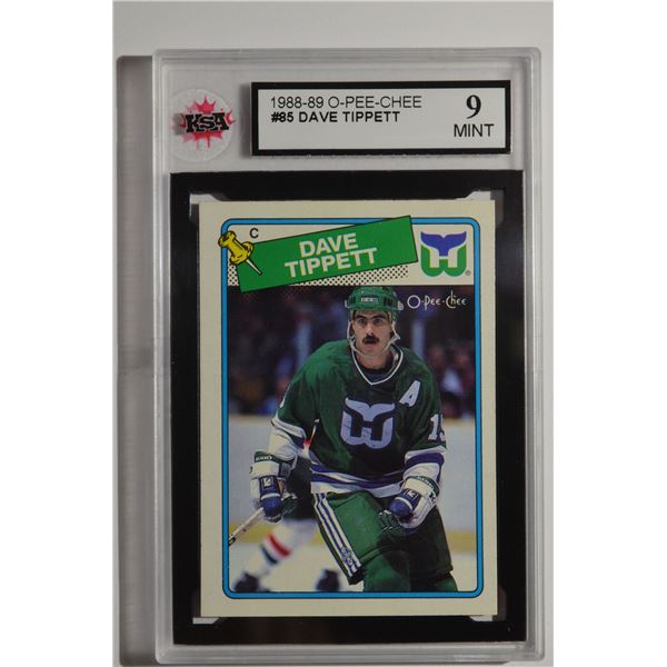 1988-89 O-Pee-Chee #85 Dave Tippett