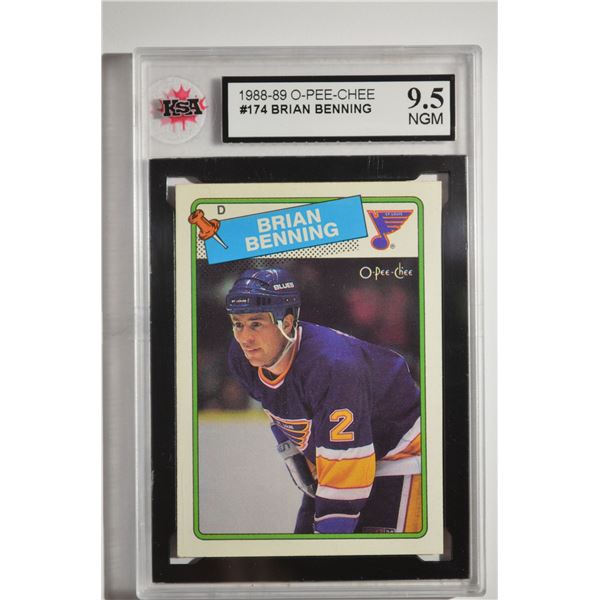 1988-89 O-Pee-Chee #174 Brian Benning
