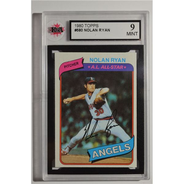 1980 Topps #580 Nolan Ryan