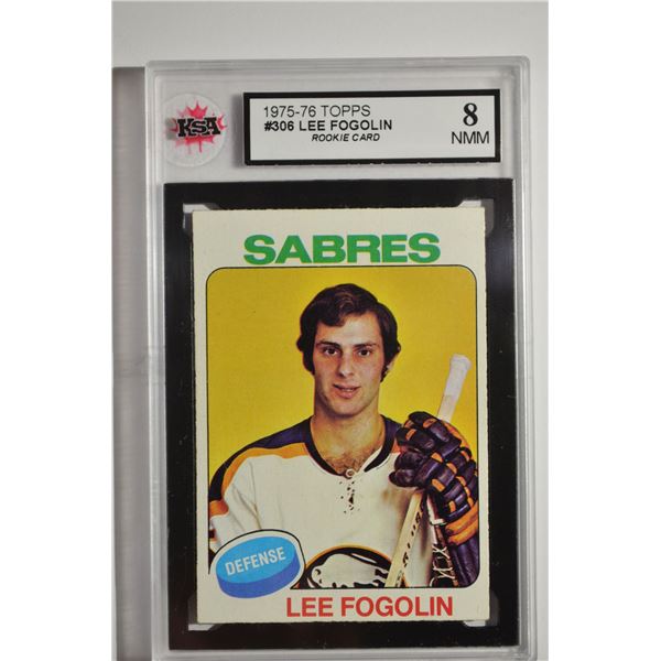 1975-76 Topps #306 Lee Fogolin RC