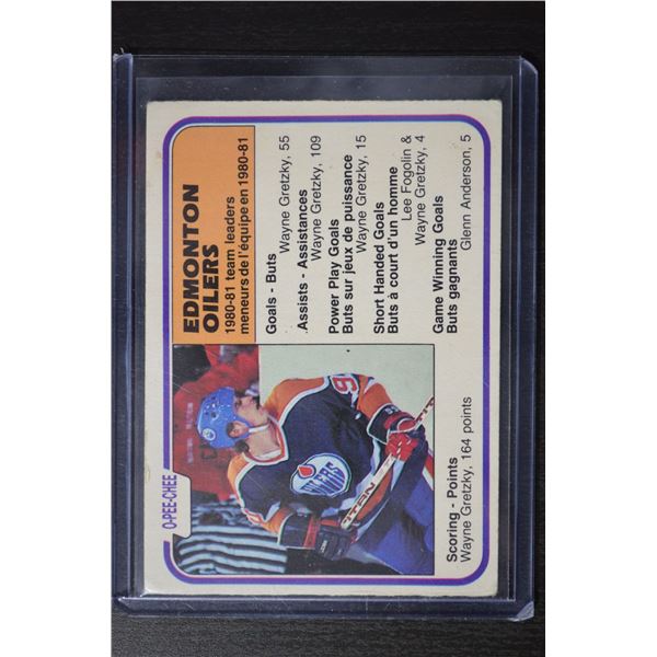 1981-82 O-Pee-Chee #126 Wayne Gretzky TL