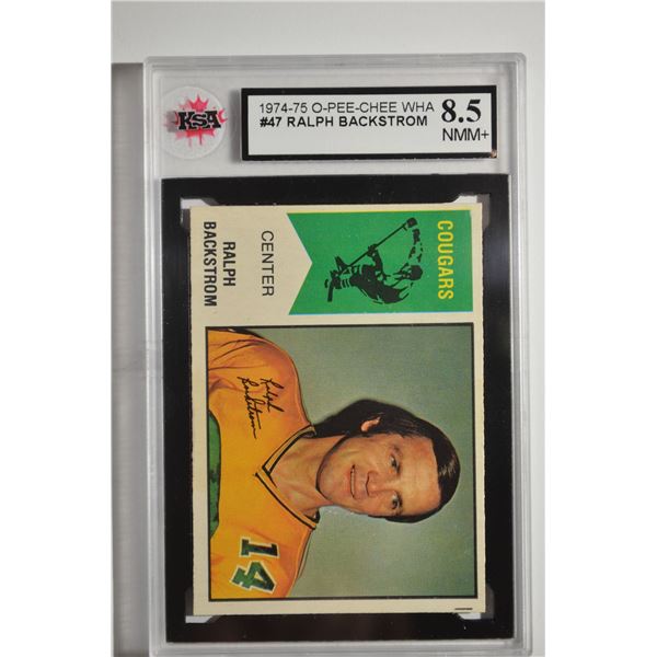 1974-75 O-Pee-Chee WHA #47 Ralph Backstrom