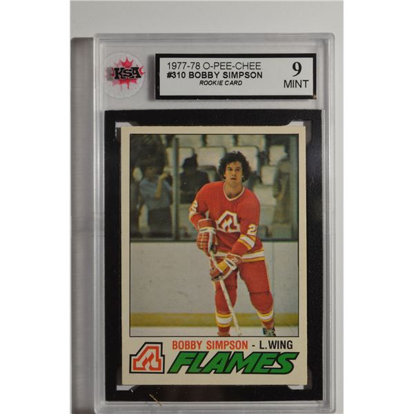 1977-78 O-Pee-Chee #310 Bobby Simpson RC