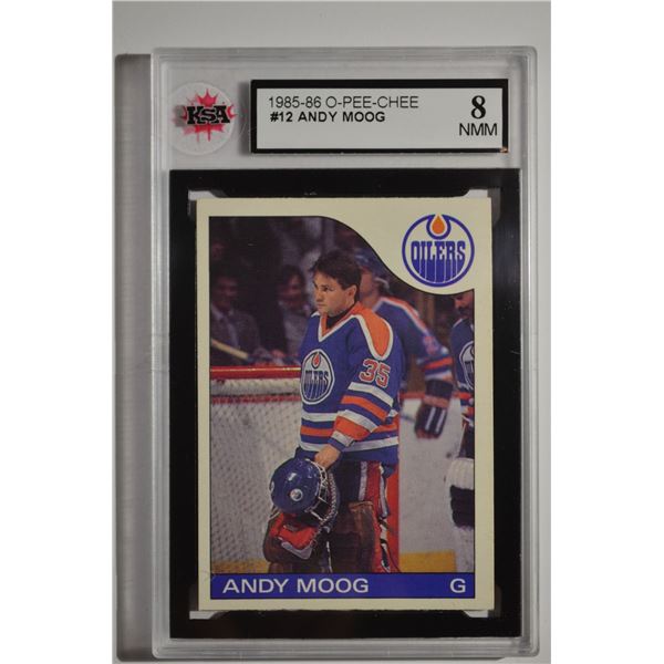 1985-86 O-Pee-Chee #12 Andy Moog