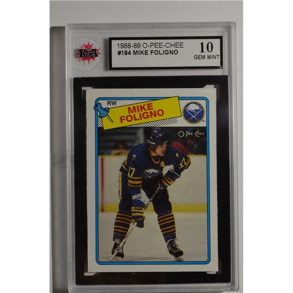 1988-89 O-Pee-Chee #184 Mike Foligno