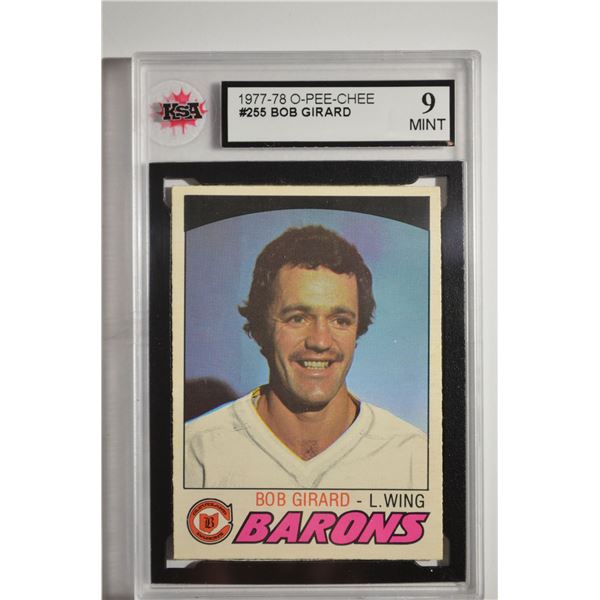 1977-78 O-Pee-Chee #255 Bob Girard
