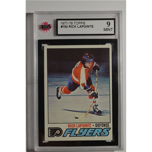 1977-78 Topps #152A Rick Lapointe ERR/(without mustache)