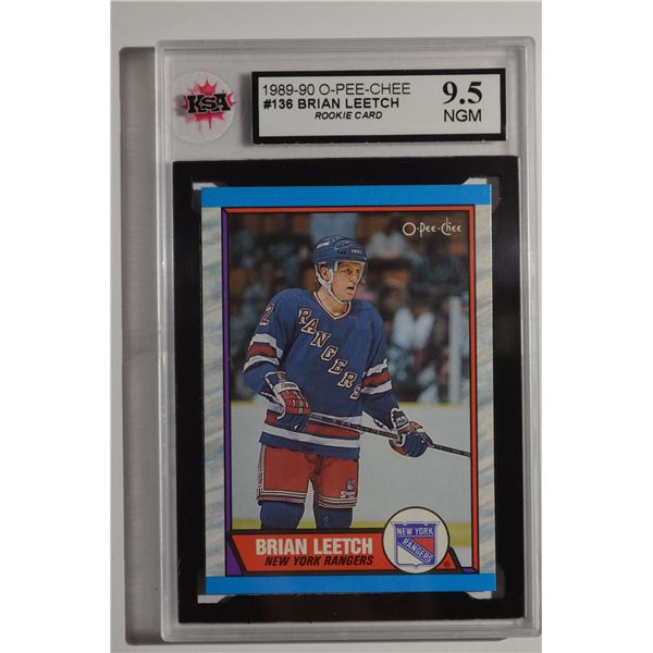1989-90 O-Pee-Chee #136 Brian Leetch RC