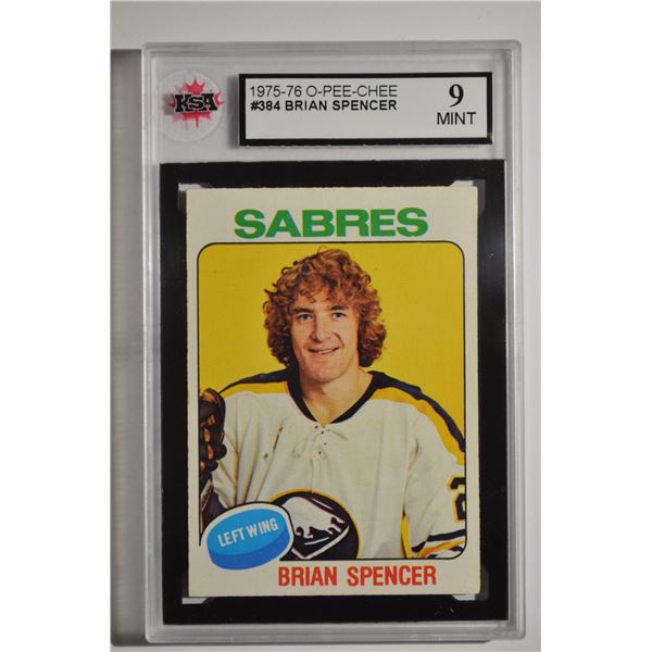 1975-76 O-Pee-Chee #384 Brian Spencer