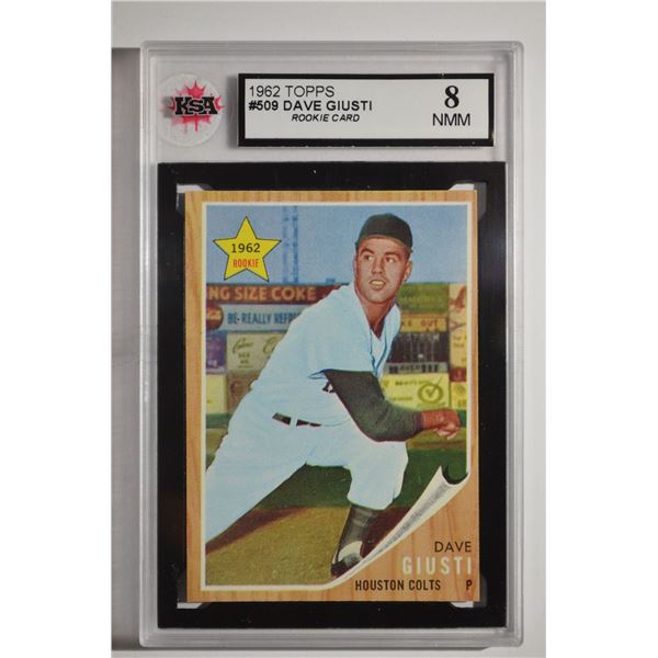 1962 Topps #509 Dave Giusti RC