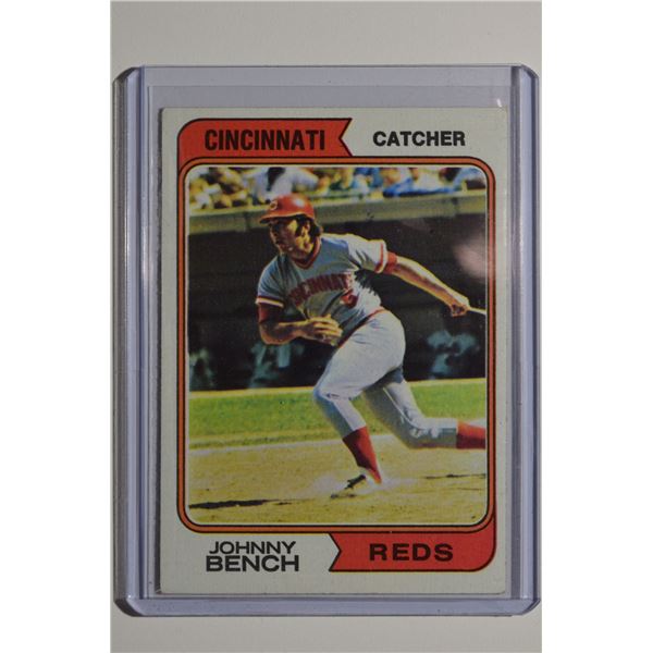 1974 Topps #10 Johnny Bench