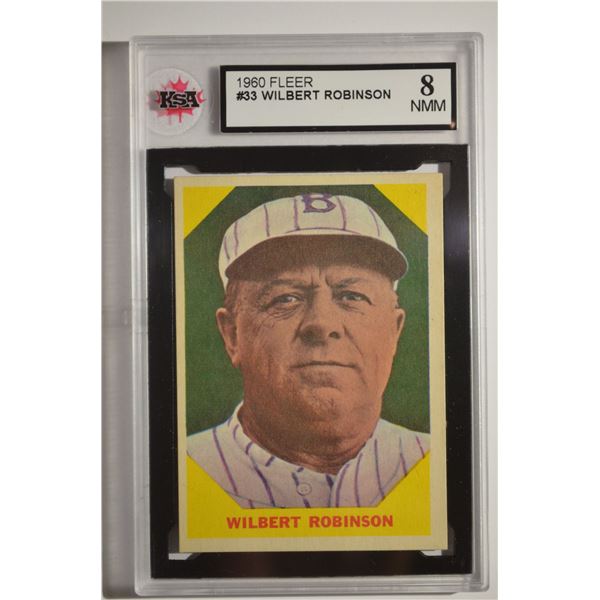 1960 Fleer #33 Wilbert Robinson