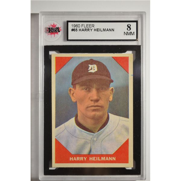 1960 Fleer #65 Harry Heilmann
