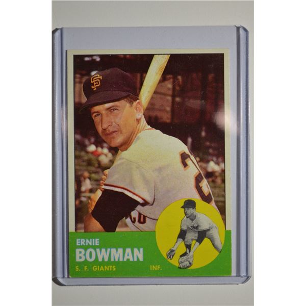 1963 Topps #61 Ernie Bowman