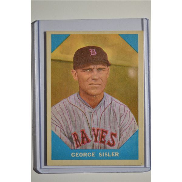 1960 Fleer #13 George Sisler