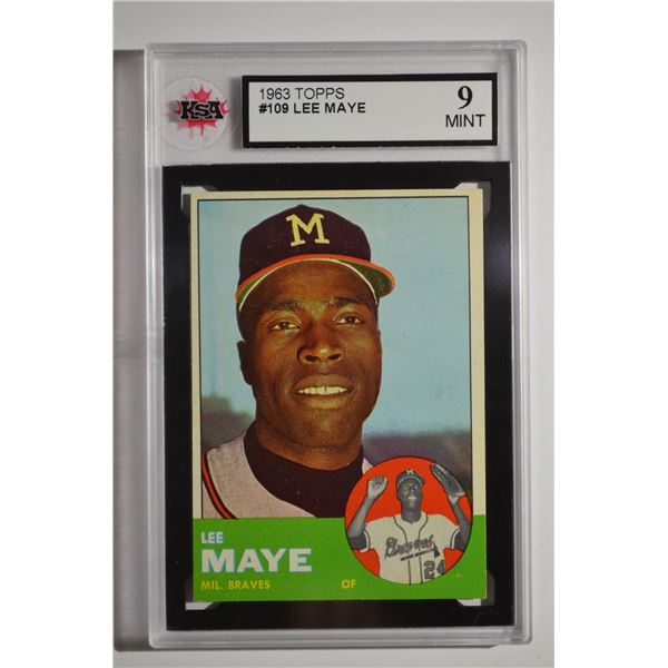 1963 Topps #109 Lee Maye