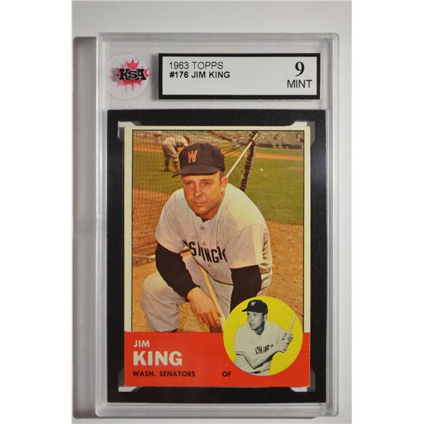 1963 Topps #176 Jim King