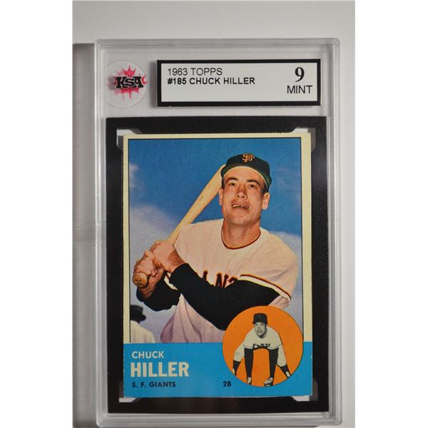 1963 Topps #185 Chuck Hiller