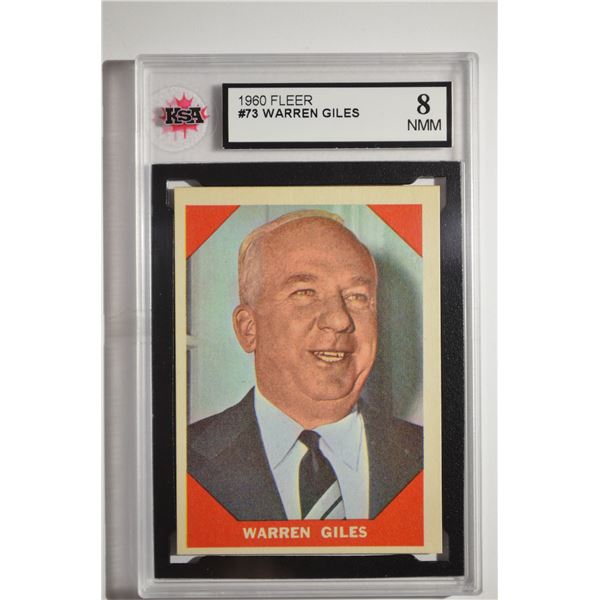 1960 Fleer #73 Warren Giles