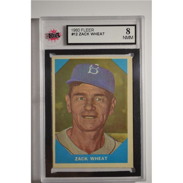 1960 Fleer #12 Zach Wheat