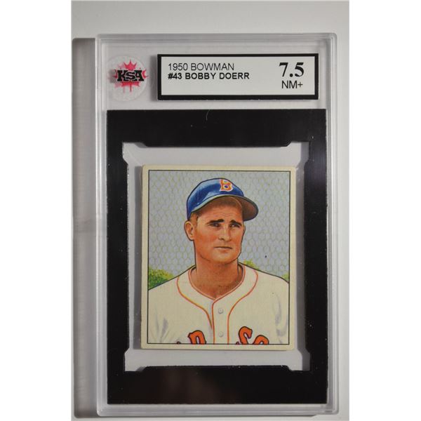 1950 Bowman #43 Bobby Doerr