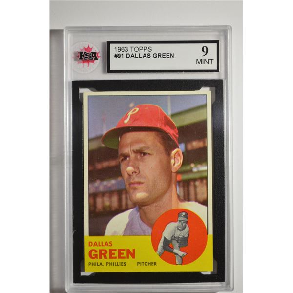 1963 Topps #91 Dallas Green
