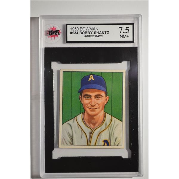 1950 Bowman #234 Bobby Shantz RC