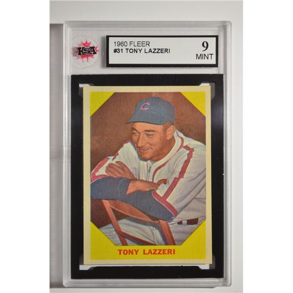 1960 Fleer #31 Tony Lazzeri DP