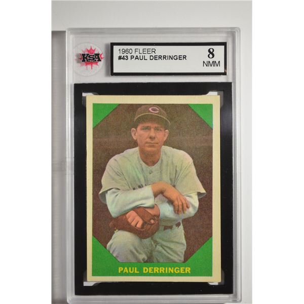 1960 Fleer #43 Paul Derringer