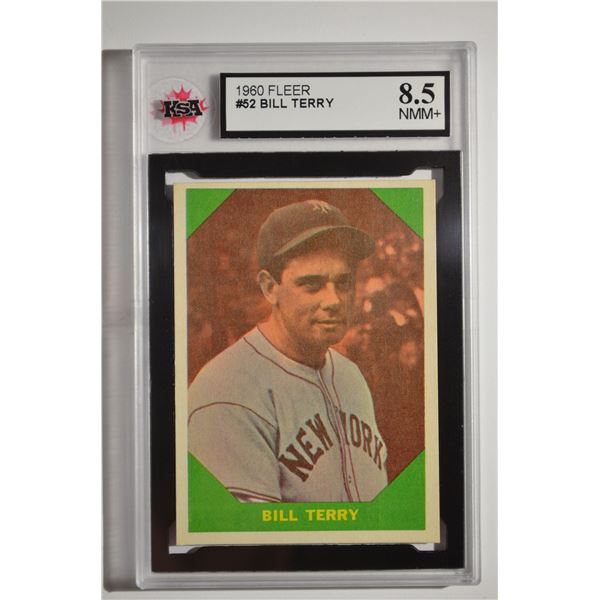 1960 Fleer #52 Bill Terry